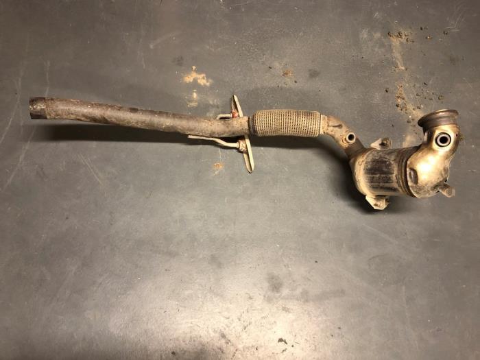 Tube avant + catalyseur d'un Volkswagen Golf, Volkswagen, -, 3 mois de garantie, Utilisé