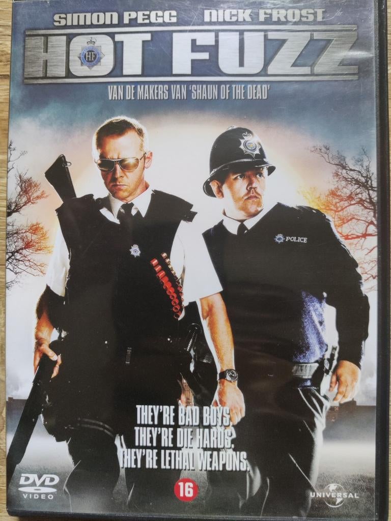 Hot Fuzz (2007) (Nick Frost) DVD, Cd's en Dvd's, Ophalen of Verzenden, Zo goed als nieuw