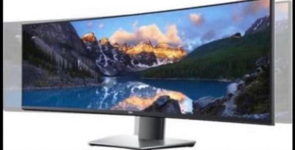 Ecran DELL UltraSharp U4919DW pour PC- QHD - 49’´, Comme neuf, DisplayPort, Haut-parleurs intégrés, IPS