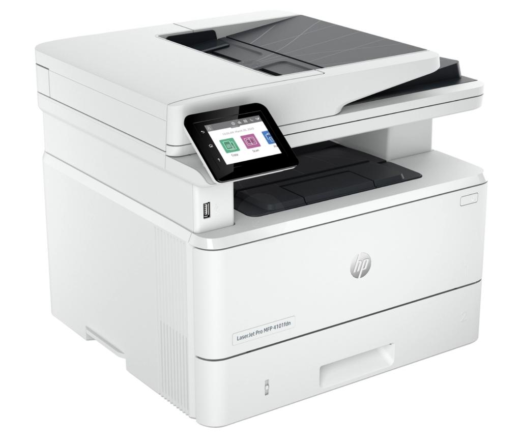 HP LaserJet Pro MFP 4102fdw, Computers en Software, Printers, Printer, Zwart-en-wit printen, Draadloos, Zo goed als nieuw