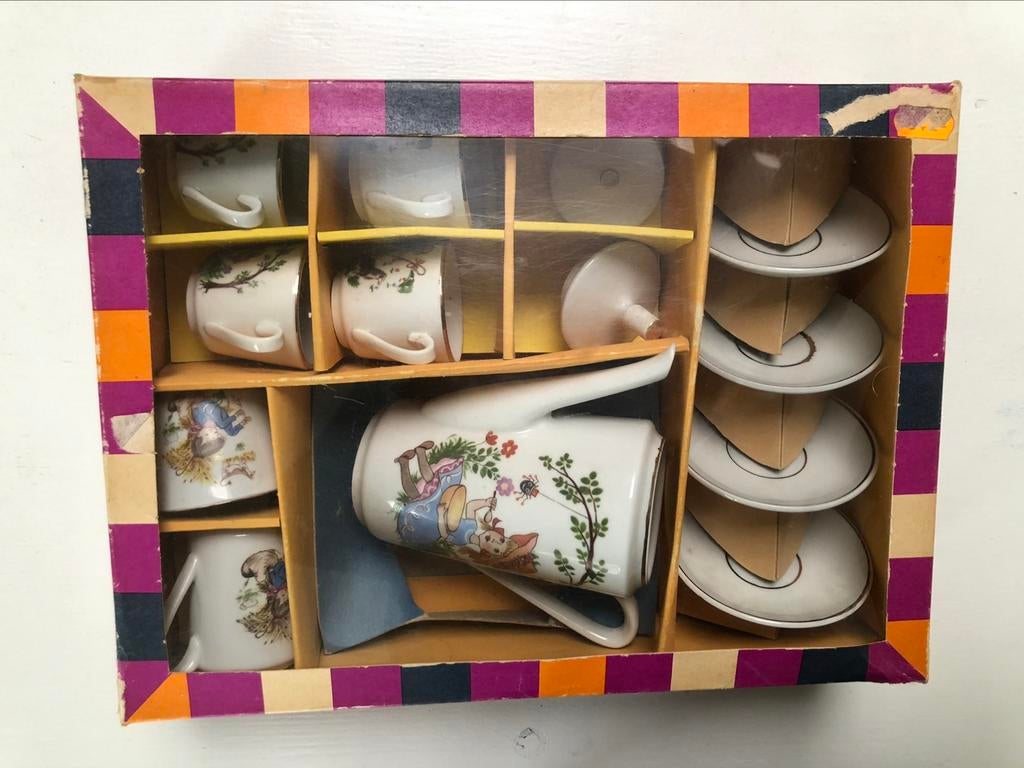 vaisselle vintage pour enfants des années 70, Antiquités & Art, Antiquités | Services (vaisselle) complet, Enlèvement ou Envoi