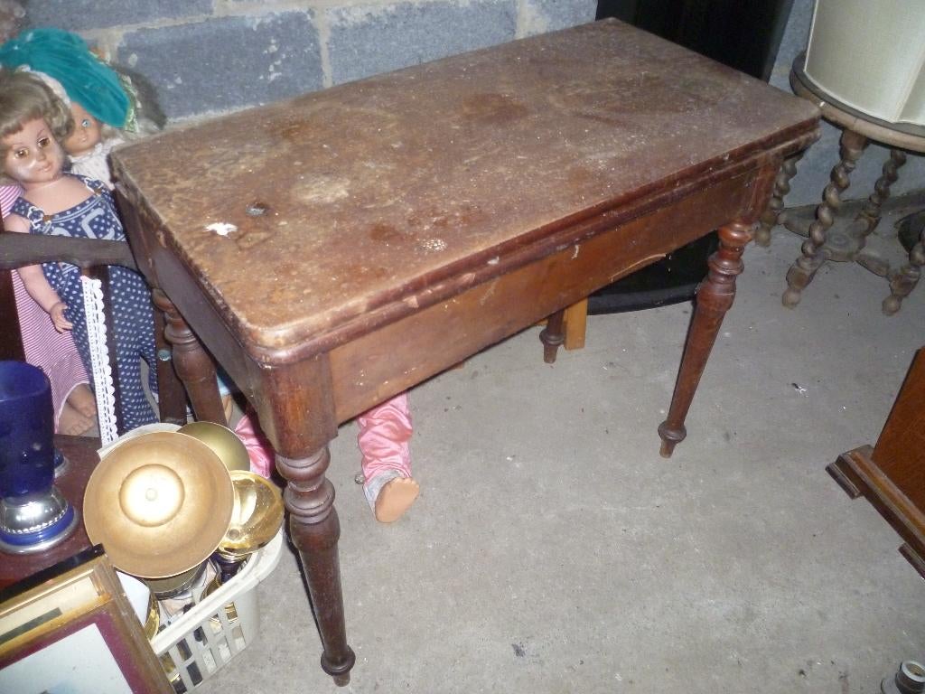 OUDE MACHONIEHOUTE SPEELTAFEL, Antiek en Kunst, Ophalen