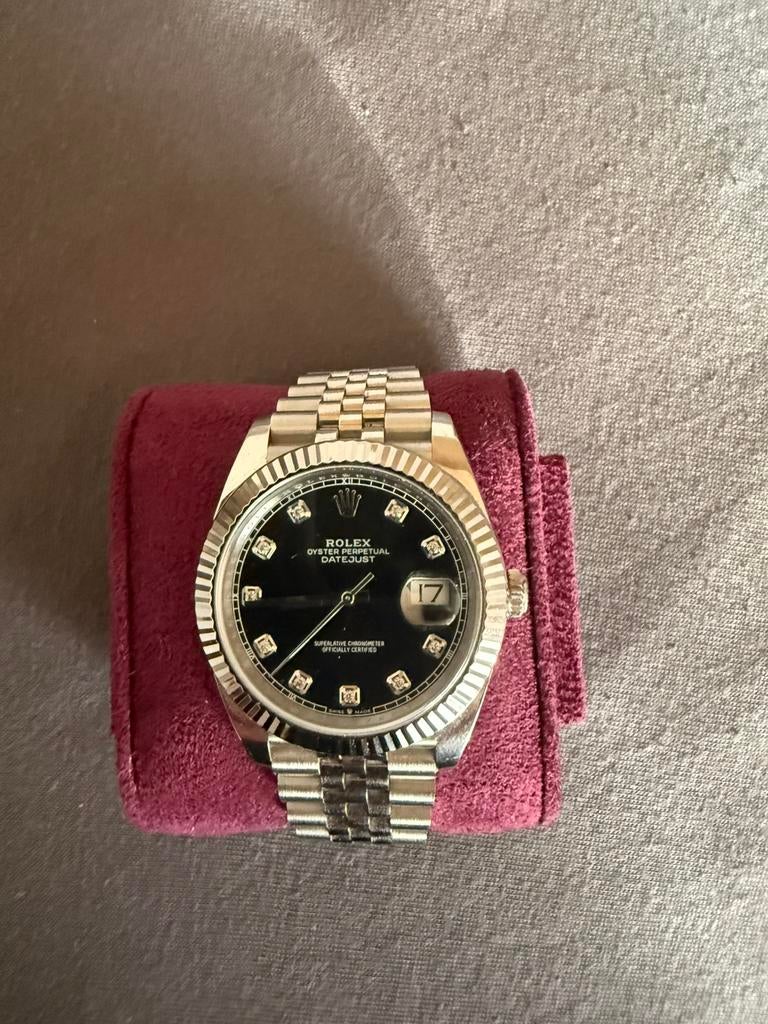 Rolex Datejust 41mm acier, Bijoux, Sacs & Beauté, Rolex, Enlèvement, Acier, Acier
