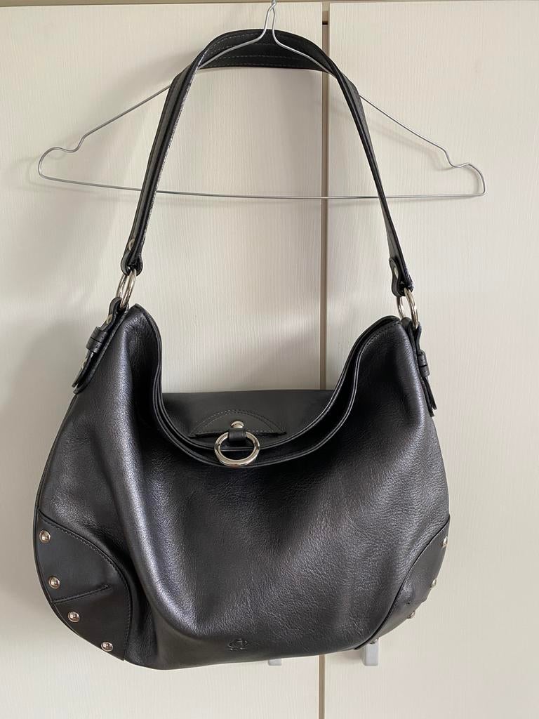 Lederen schoudertas Nobody, Enlèvement ou Envoi, Neuf, Gris, Sac à main