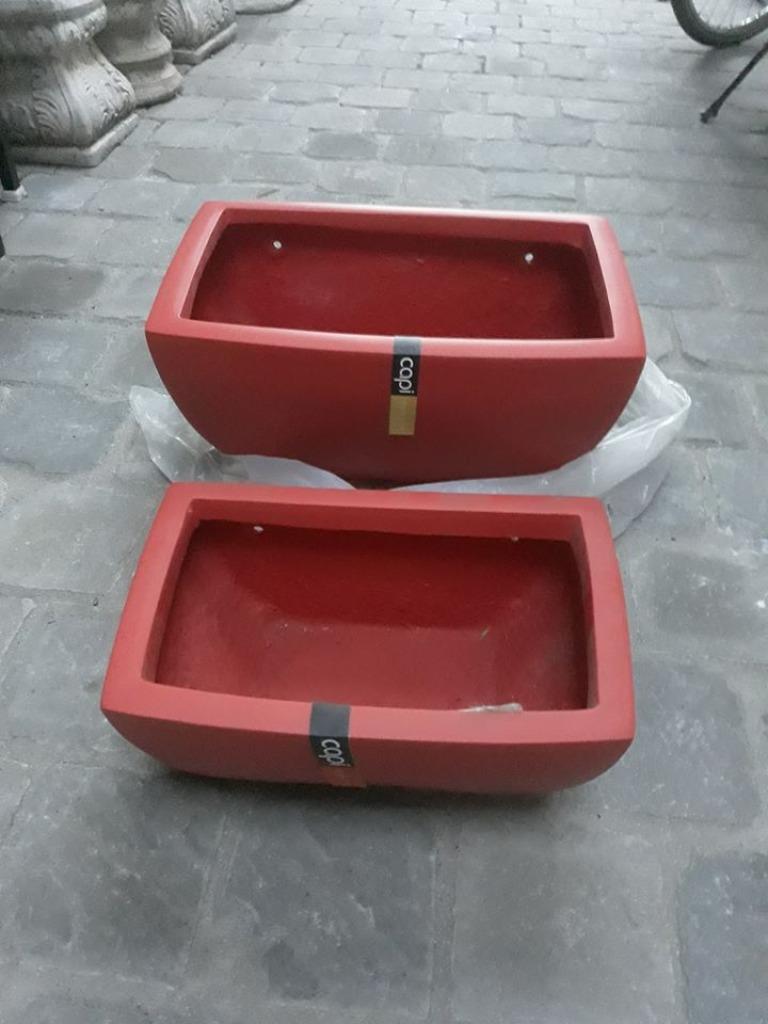 lot bloempotten merk capi, Ophalen