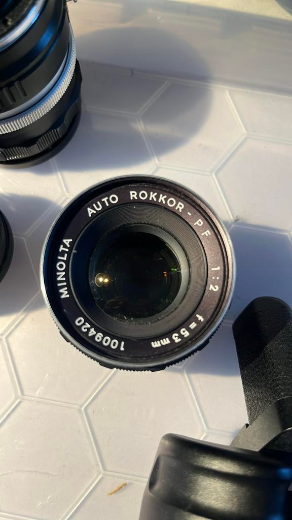 Divers lentilles Minolta Rokkot et Industar, TV, Hi-fi & Vidéo, Enlèvement ou Envoi, Utilisé