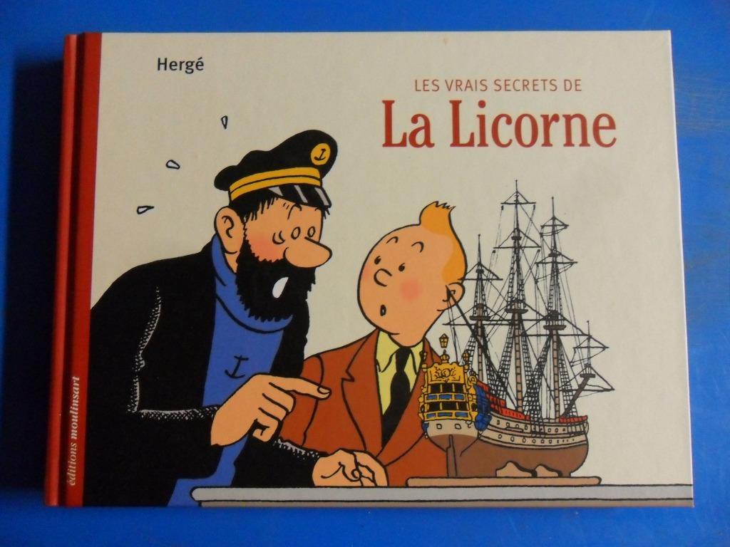 Les vrais secrets de la licorne - Hergé - Moulinsart, Livres, Enlèvement ou Envoi, Une BD, Comme neuf, Hergé - Moulinsart