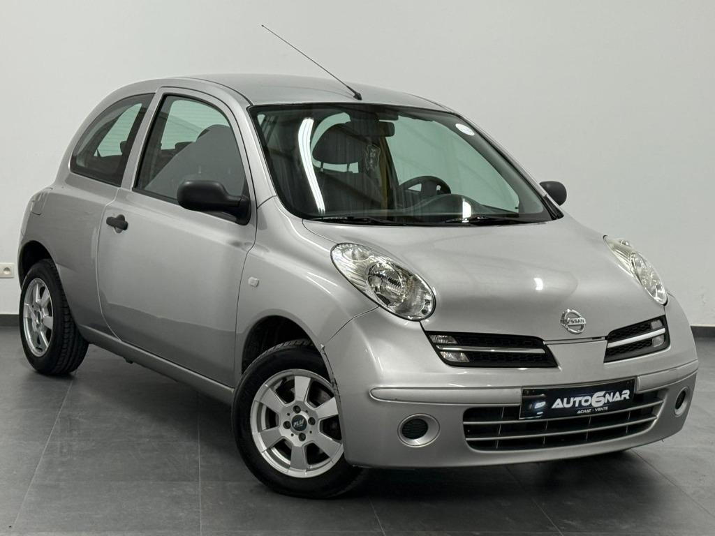 Nissan Micra 1.2i 16v Tekna AIRCO - CARNET, Auto's, Voorwielaandrijving, Stof, Zwart, Euro 4