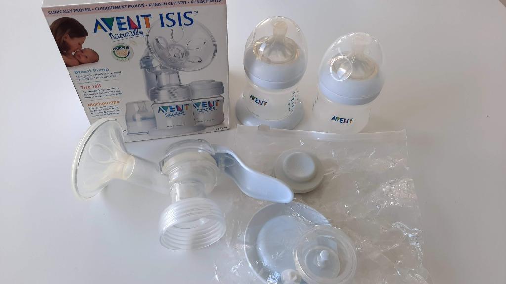 Borstkolf Avent met 2 bewaarflessen 125ml, Kinderen en Baby's, Ophalen, Gebruikt, Borstkolf