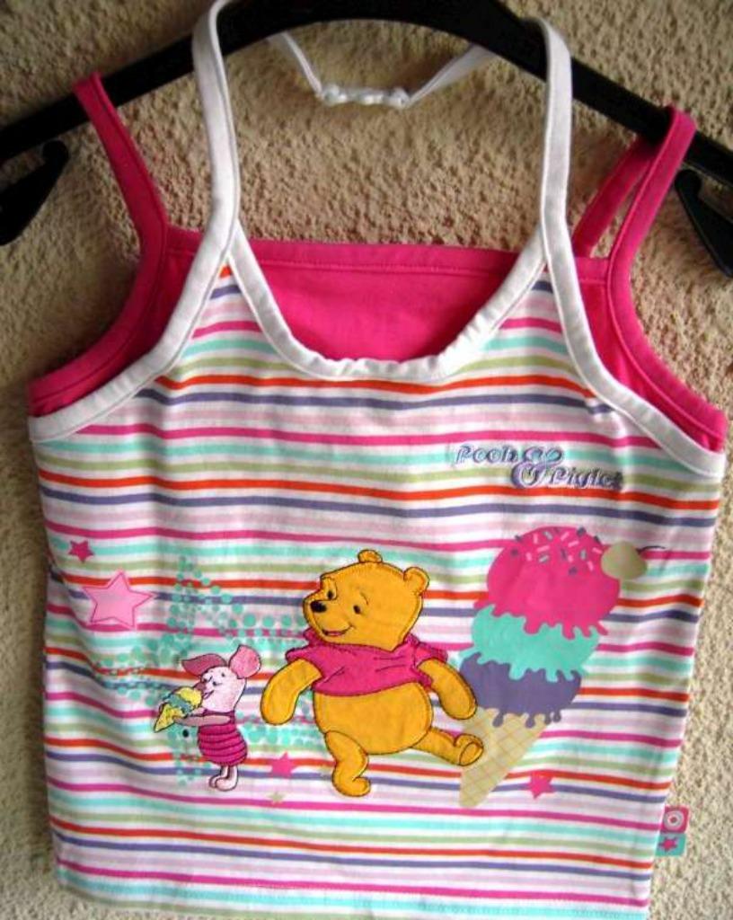 NIEUWE mooie T-shirt - Pooh Beer - maat 104, Disney, Meisje, Nieuw, Ophalen of Verzenden