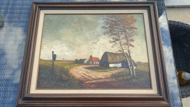Schilderij  P. Boghemans, met certificaat van aankoop 1981., Antiek en Kunst, Ophalen