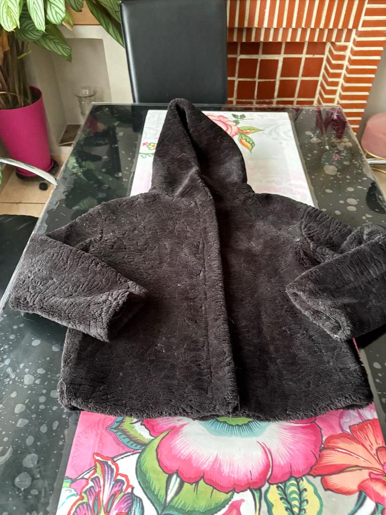 Manteau fourrure Zara taille S, Zara Women, Ophalen of Verzenden, Zo goed als nieuw, Zwart