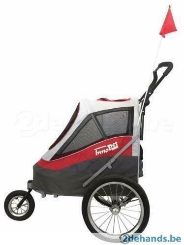 Hondenfietskar Innopet Sporty Dog Trailer Rood-Lichtgrijs, Ophalen, Nieuw