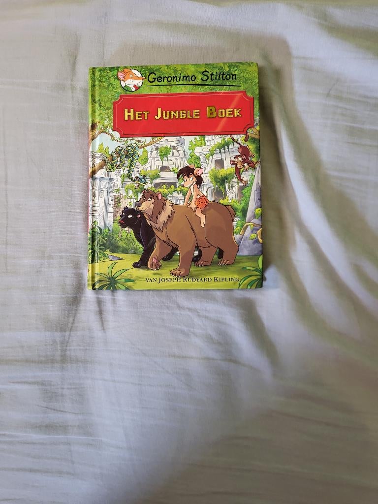 Het Jungle Boek, Geronimo Stilton van Joseph Rudyard Kipling, Enlèvement, Comme neuf, Geronimo Stilton
