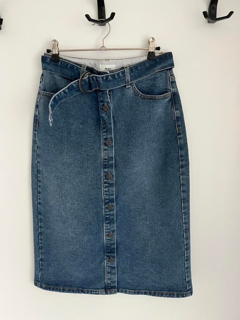 Jeansrok Object maat s, Ophalen of Verzenden, Zo goed als nieuw, Maat 36 (S)