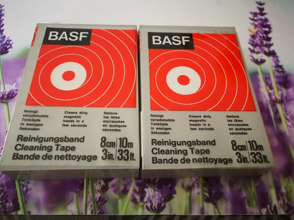 2 X Ongebruikte reinigingsband BASF NIEUW, Audio, Tv en Foto, Bandrecorder, Ophalen of Verzenden, Onderdeel