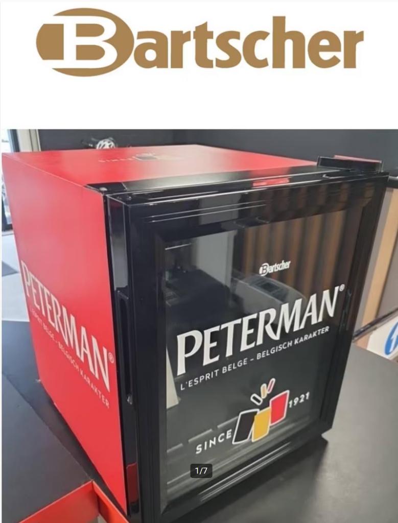 Congélateur "Bartscher" floqué 'Peterman', Neuf, Sans bac à congélation, Moins de 45 cm, Enlèvement