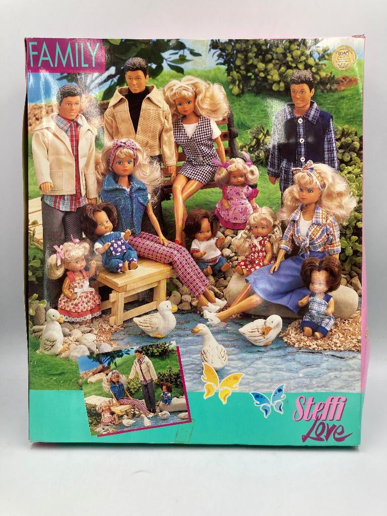 Steffi Love Family poppenset – Simba – compleet in doos, Gebruikt, -, -, Overige typen