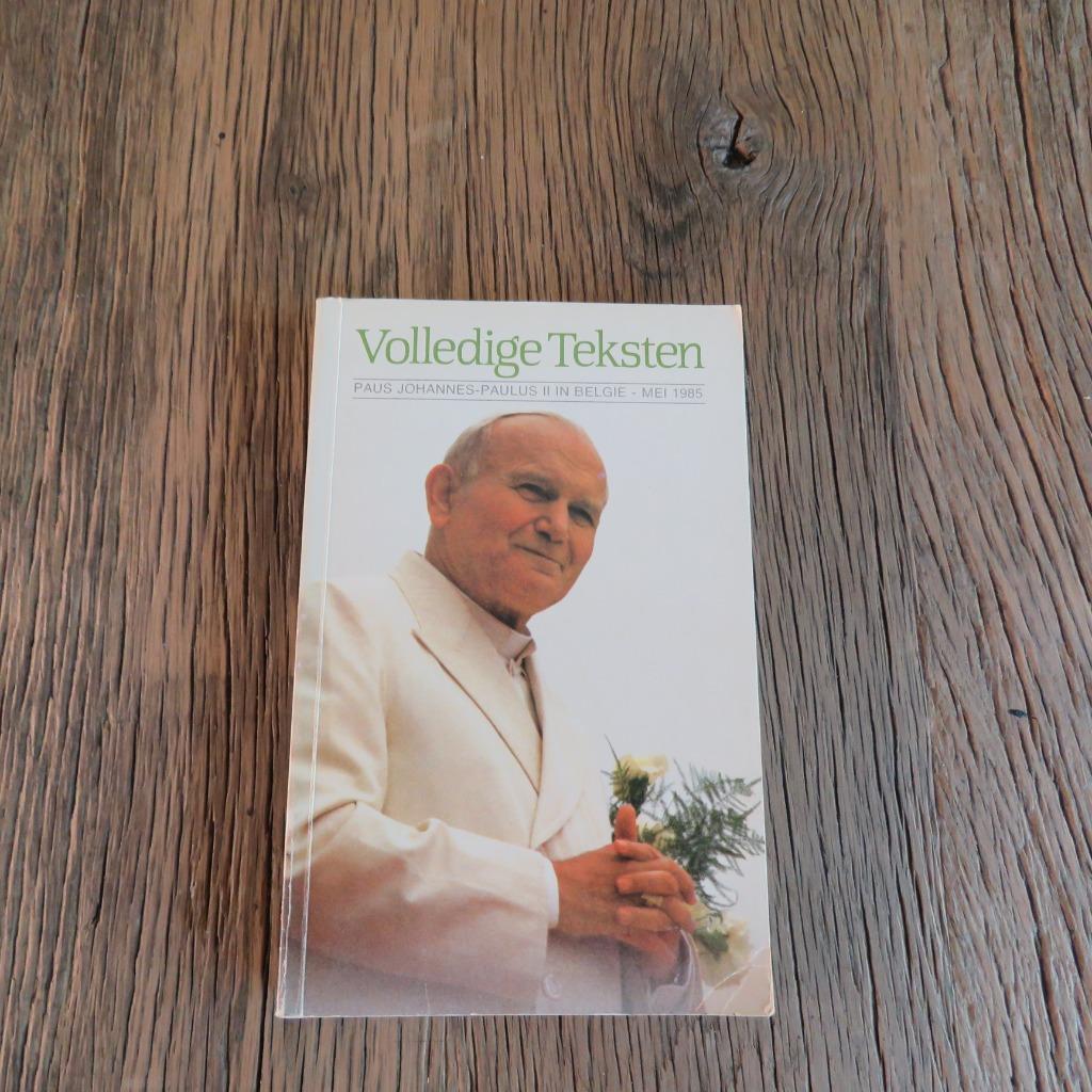 Volledige teksten Paus Johannes-Paulus II in Belgie-Mei 1985, Ophalen of Verzenden, Christendom | Katholiek