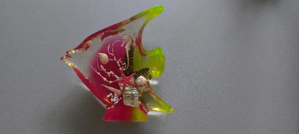 Poisson acrylique Lucite Vintage hippocampe étoile de mer, Enlèvement ou Envoi