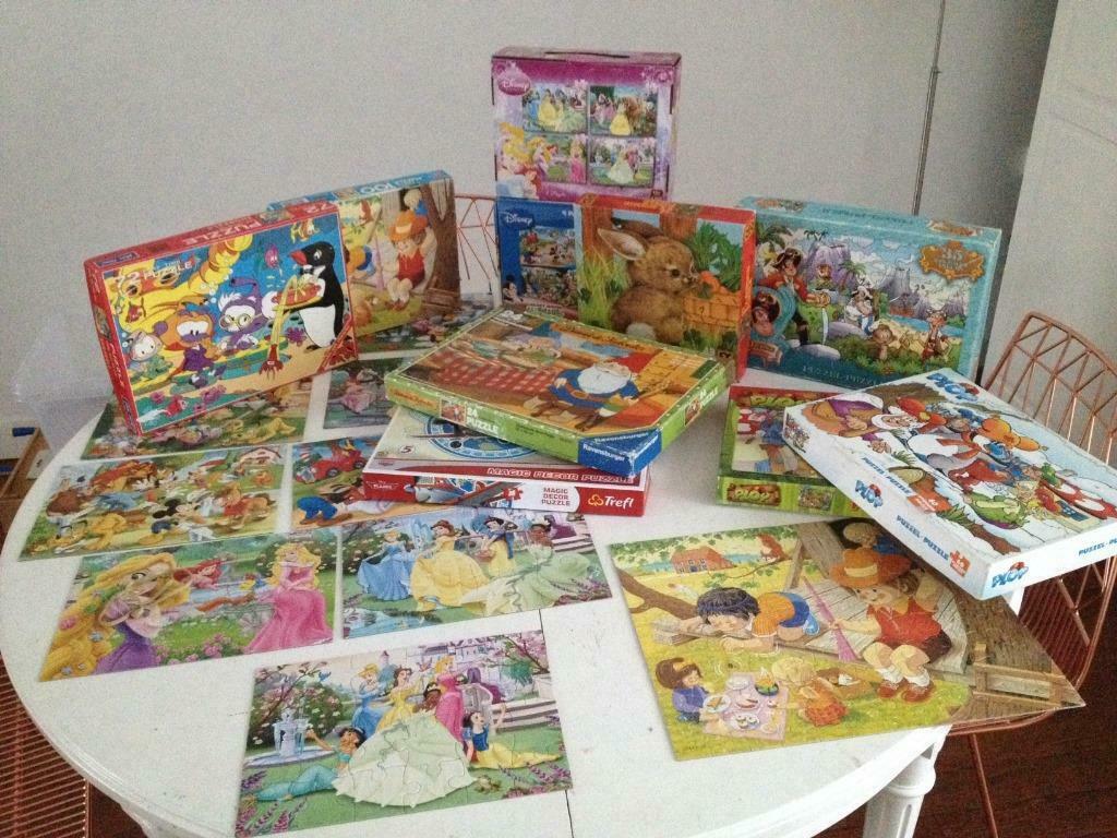assortiment puzzels (zowel recent als vintage), Kinderen en Baby's, Ophalen, Gebruikt