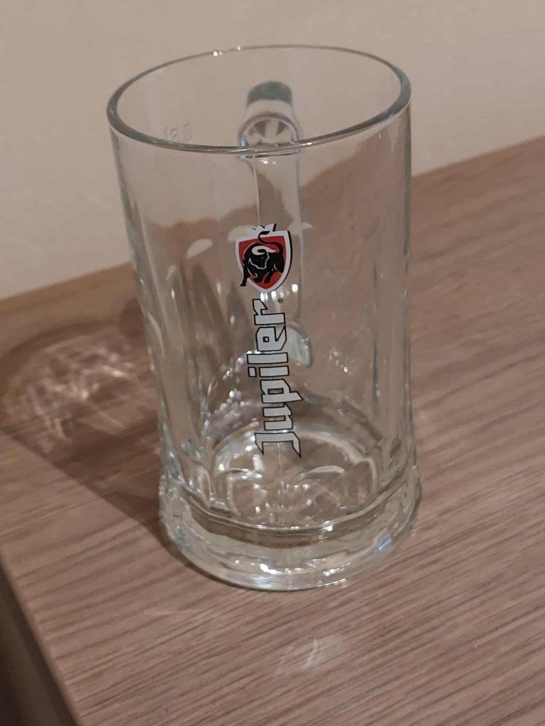 Bierglas / Jupiler / 0,50 liter, Verzamelen, Biermerken, Verzenden, Zo goed als nieuw, Glas of Glazen, Jupiler