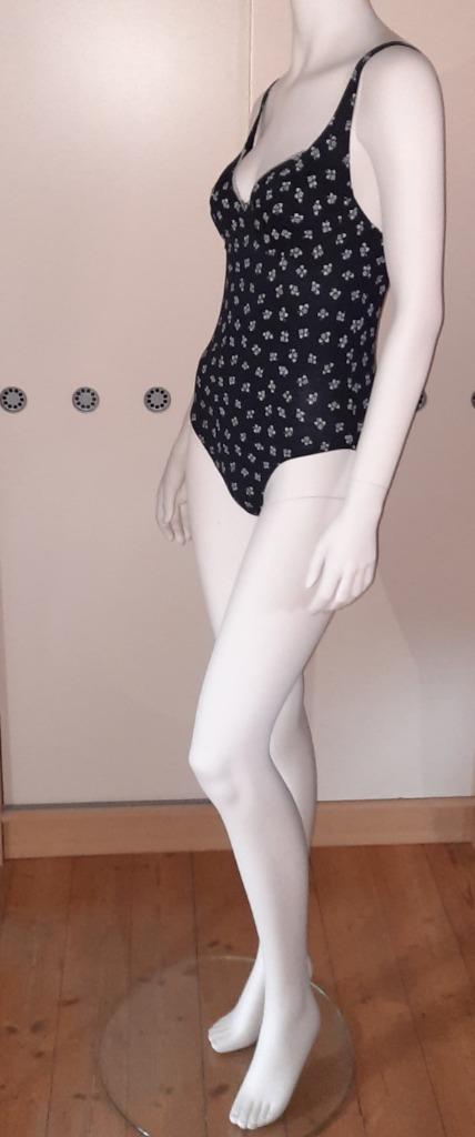 Body de lingerie fleuri « S », Enlèvement ou Envoi, Noir, Body ou Corset