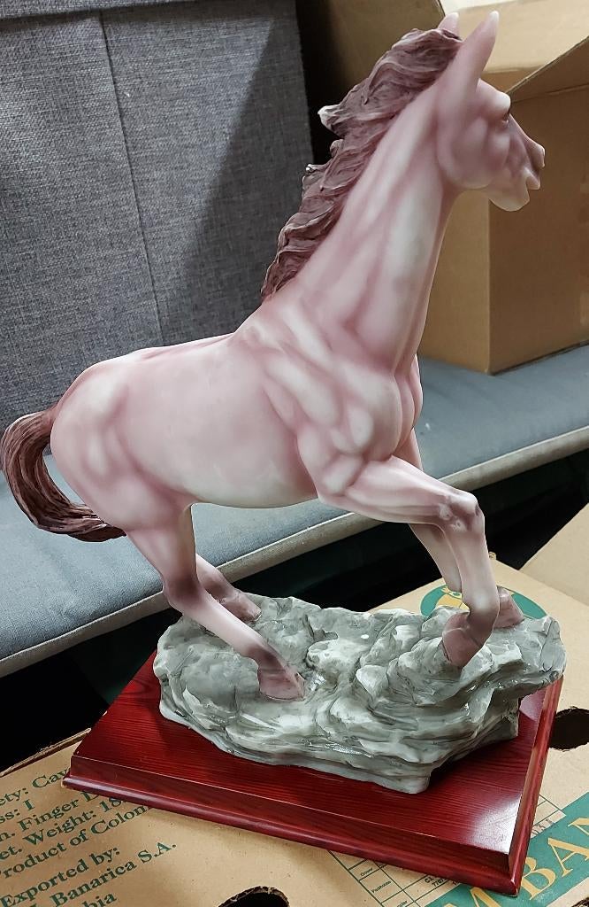 Statue en forme de cheval cabré de la collection Napoli, Antiquités & Art, Enlèvement ou Envoi