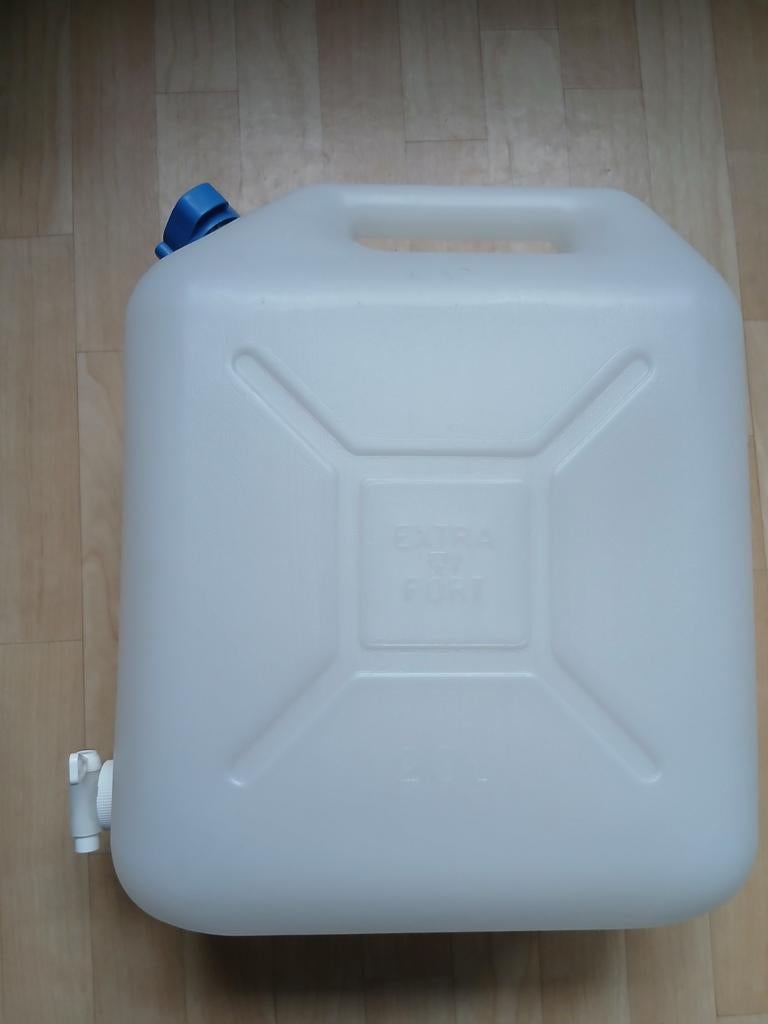 Bidon 20L, Ophalen, Kunststof, Met kraantje, Nieuw