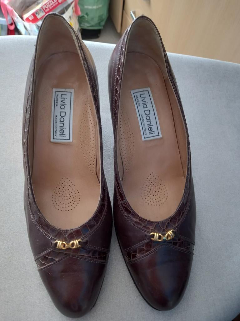 Chaussures  cuir italienne  38 1/2, Enlèvement ou Envoi, Comme neuf