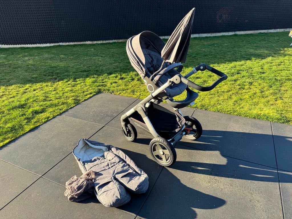 Stokke Trailz Koets Buggy Set, Kinderen en Baby's, Gebruikt, Verstelbare duwstang, Ophalen, Kinderwagen