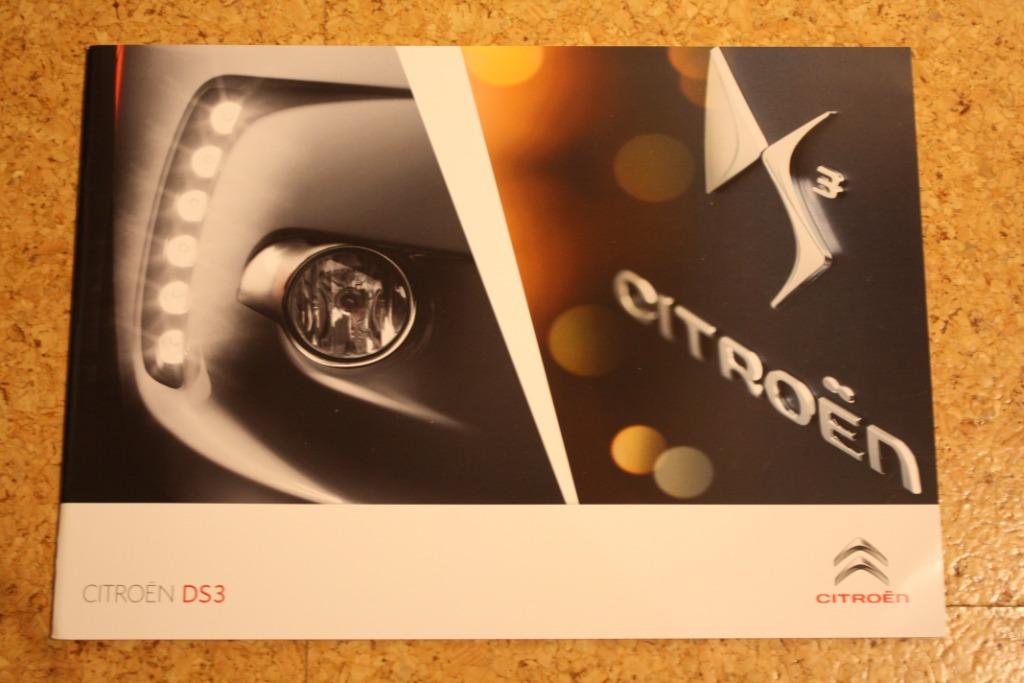 Citroën DS3 brochure 2010, Boeken, Catalogussen en Folders, Ophalen of Verzenden, Nieuw, Folder