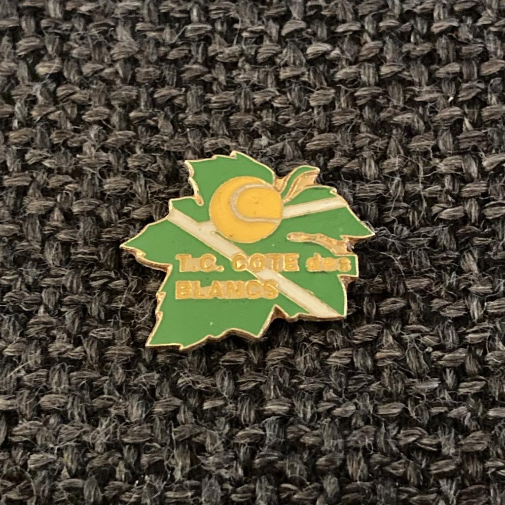 PIN - TENNIS CLUB - COTE DES BLANCS, Envoi, Utilisé, Sport, Insigne ou Pin's
