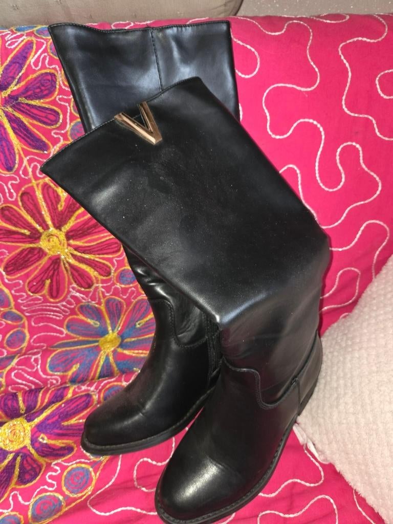 Valentino dameslaars maat 37, Kleding | Dames, Schoenen, Hoge laarzen, Verzenden, Zwart, Nieuw