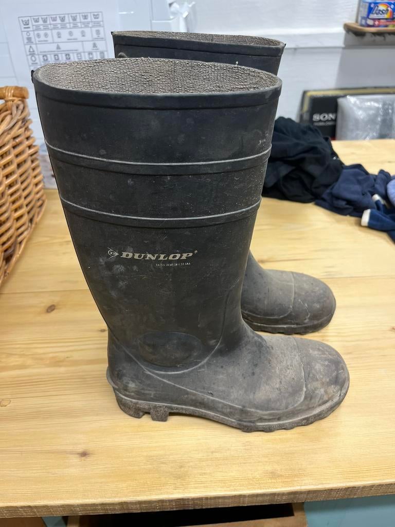 Dunlop laarzen stalen tip maat 40, Enlèvement, Utilisé