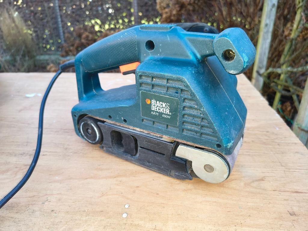 schuurmachine, Bricolage & Construction, Outillage | Ponceuses, Enlèvement, Utilisé, 600 à 1200 watts, Ponceuse à bande