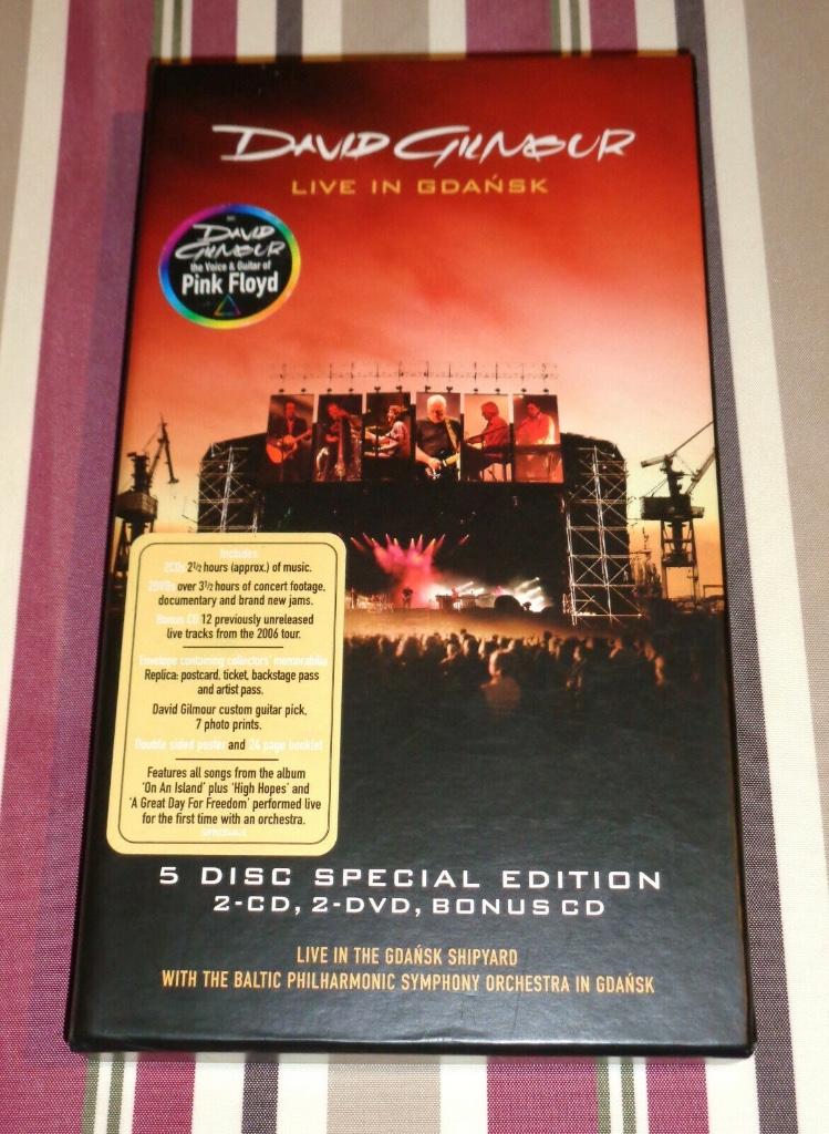 DAVID GILMOUR - Live in Gdansk ( 5CD Boxset ), Verzenden, Zo goed als nieuw, Progressive