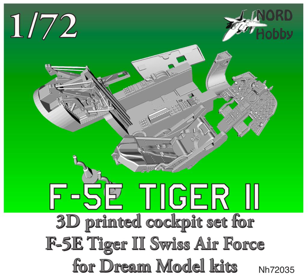 3D Printed cockpit set for F-5E  Tiger II Swiss AF, Overige merken, 1:72 tot 1:144, Nieuw, Ophalen of Verzenden