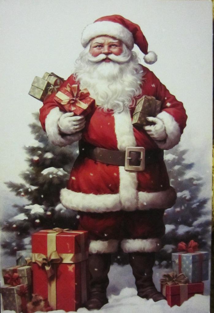 FANTASIEKAART KERSTMAN, Verzamelen, Ophalen of Verzenden, Ongelopen, Overige thema's
