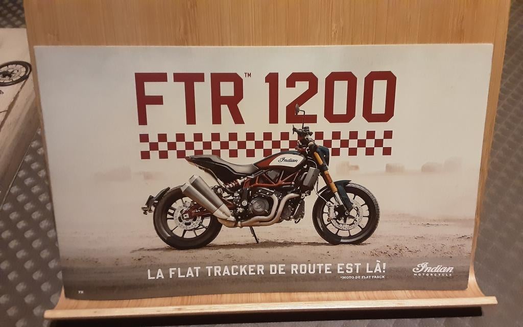 Indian ftr 1200 brochure, Enlèvement ou Envoi, Comme neuf