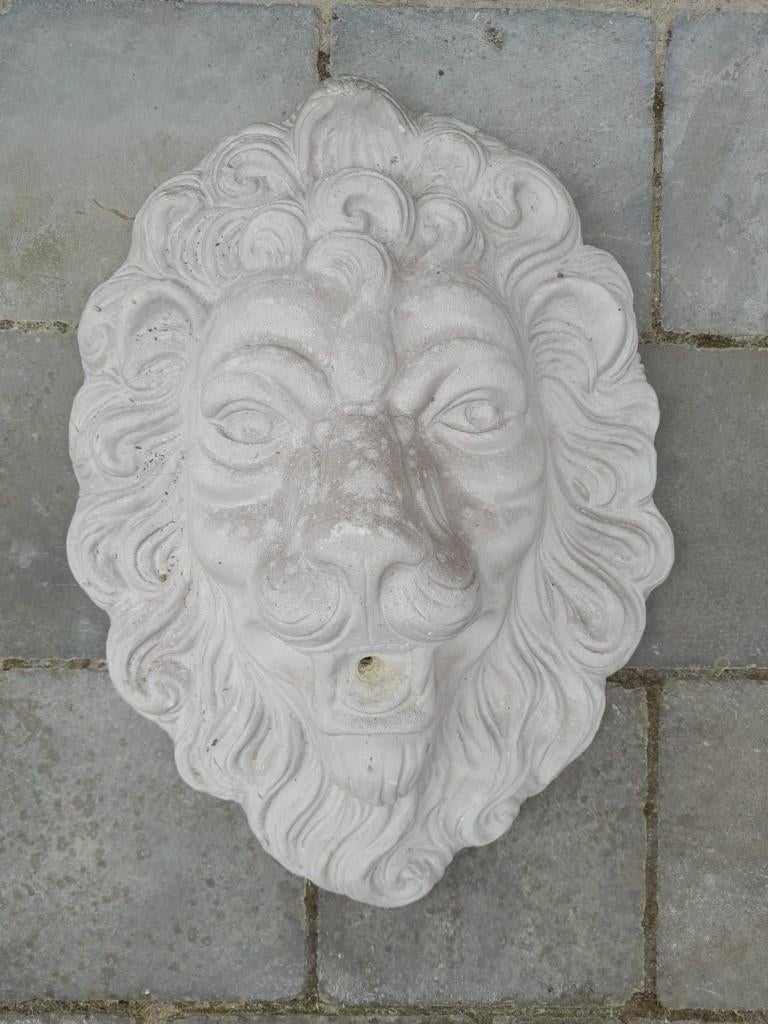 Leeuwenkop als muurdecoratie, Tuin en Terras, Ophalen, Gebruikt