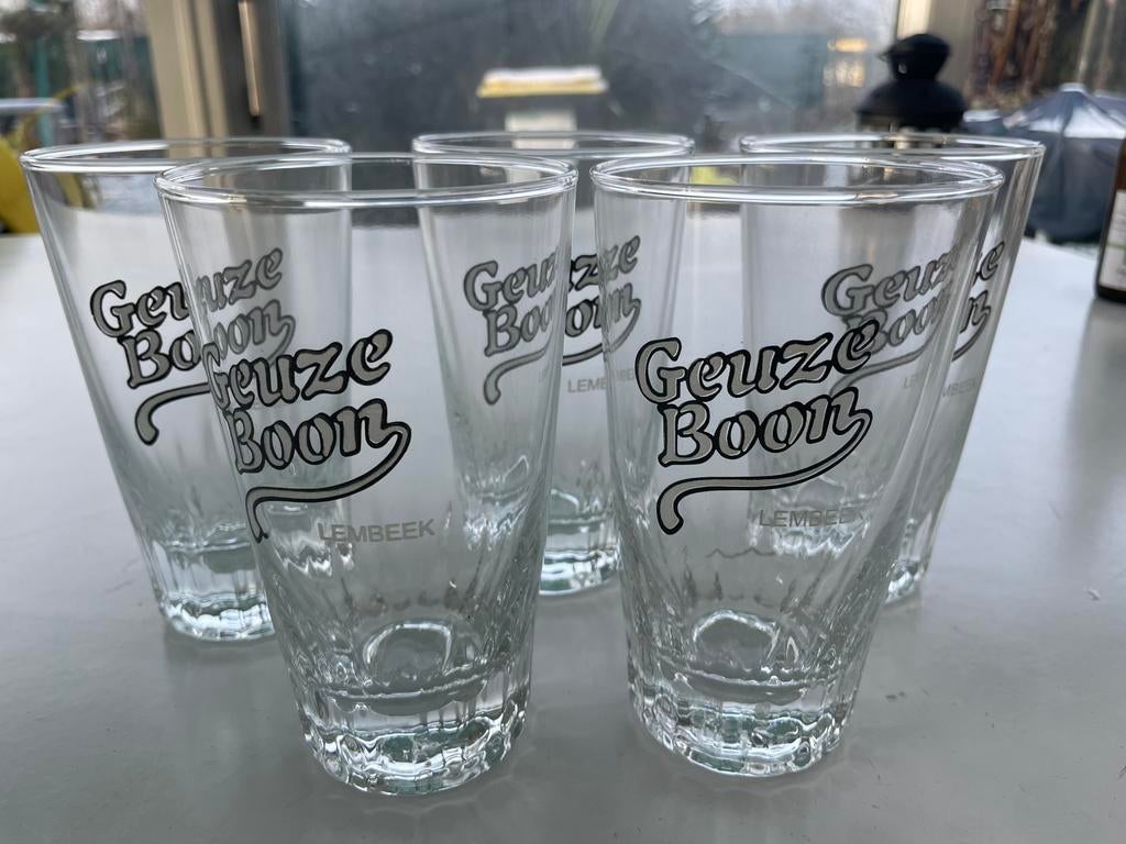 Rare ! Ensemble de 5 verres à Gueuze Boon. Neufs !, Enlèvement ou Envoi, Neuf, Verre à bière