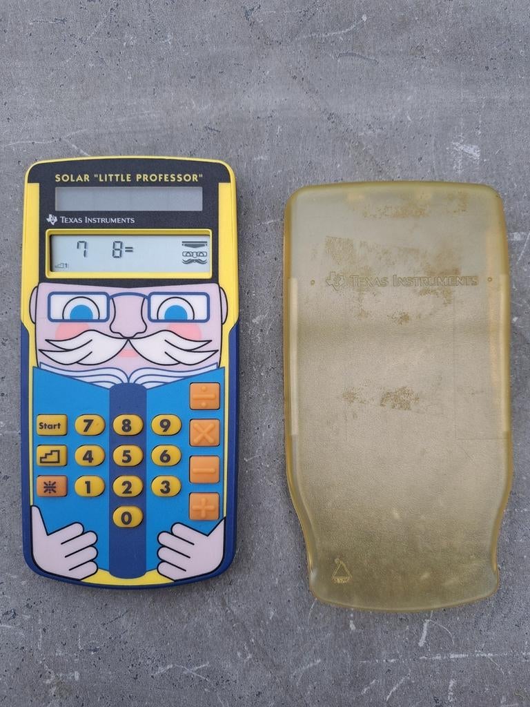 Jouet calculatrice texas instrument solar "litte professor", Enlèvement ou Envoi, Comme neuf