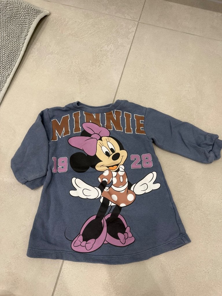Pull H&M à motif Minnie bleu, Kinderen en Baby's, Babykleding | Maat 74, Meisje, H&M, Nieuw, Ophalen of Verzenden