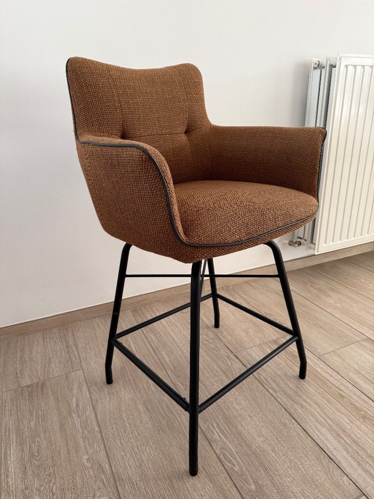 Barkruk Henders & Hazel (3 stuks), 90 cm ou plus, 3 tabourets, Avec repose-pieds, Comme neuf