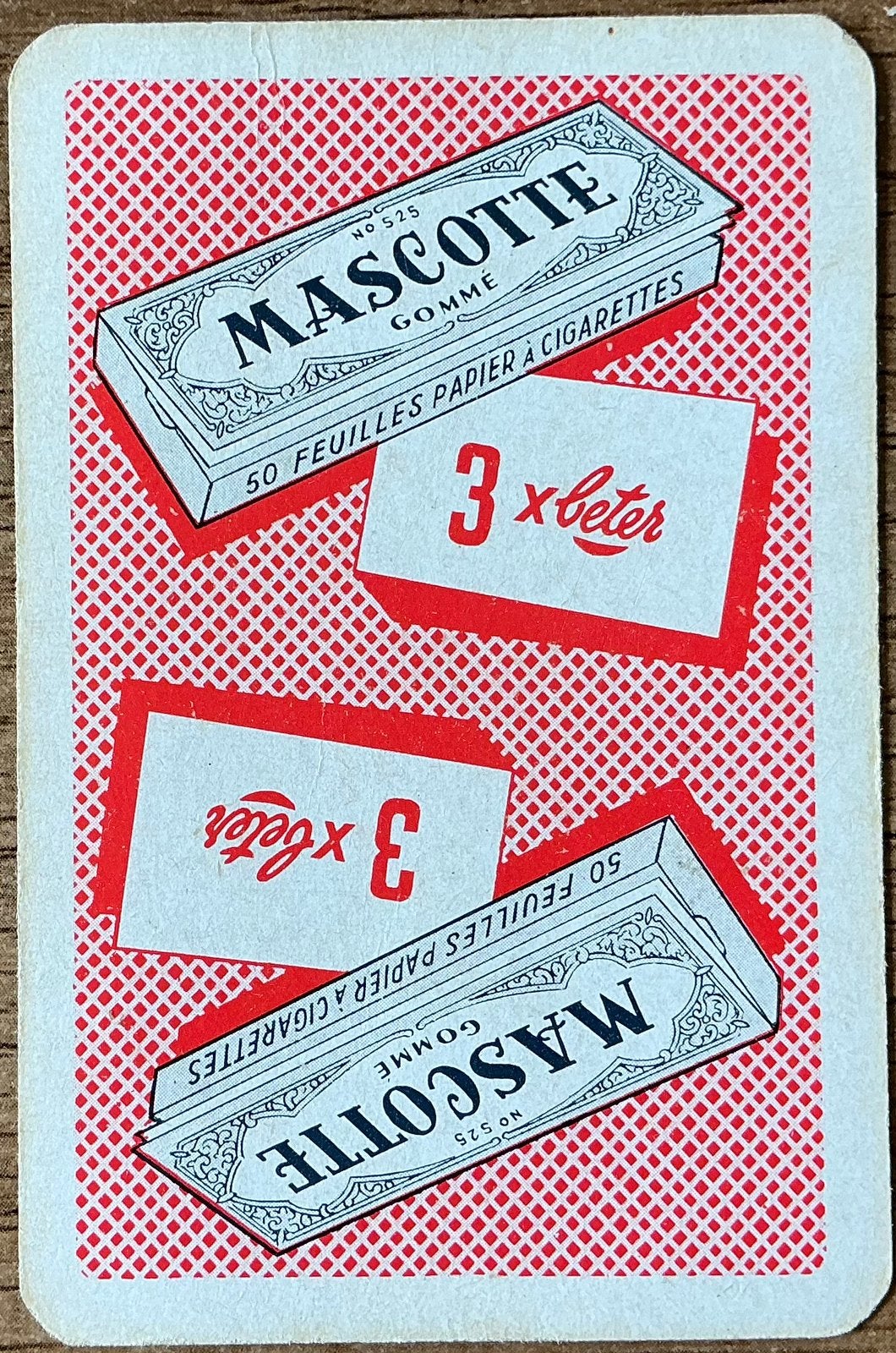 Mascotte/ancienne carte à jouer, Enlèvement ou Envoi, Comme neuf, Autres types