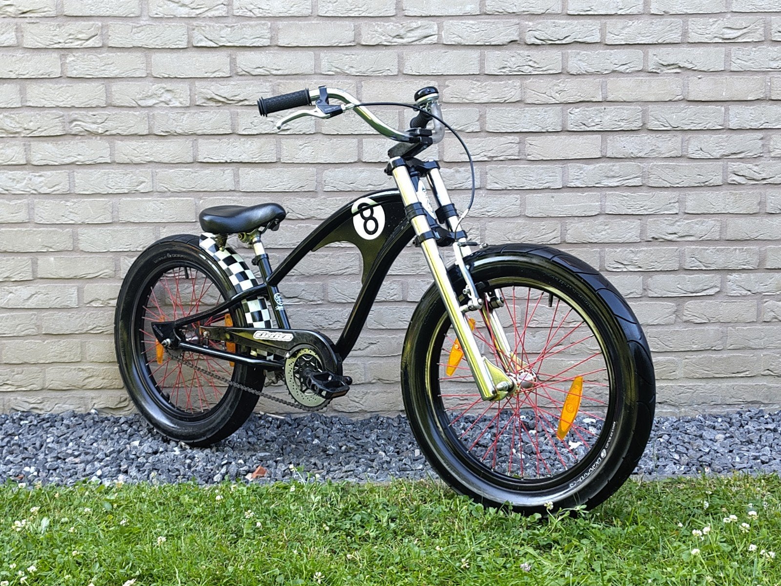 Stoere Amerikaanse jongensfiets Electra Straight8 20 inch, Fietsen en Brommers, Ophalen, Terugtraprem, Cruiser