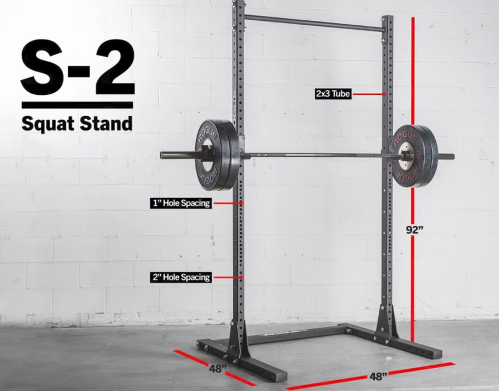 Rogue S-2 Squat Stand (Crossfit), Ophalen, Zo goed als nieuw, Benen, Overige typen