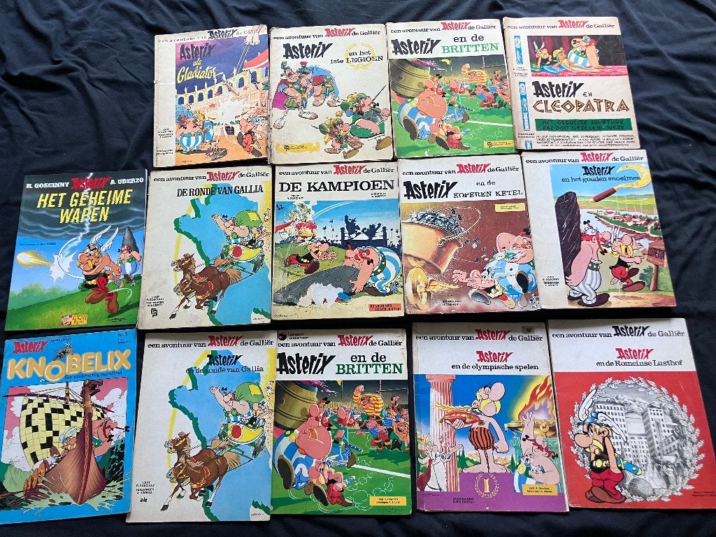 meerdere asterix stripboeken., Meerdere stripboeken, Ophalen of Verzenden, Gelezen