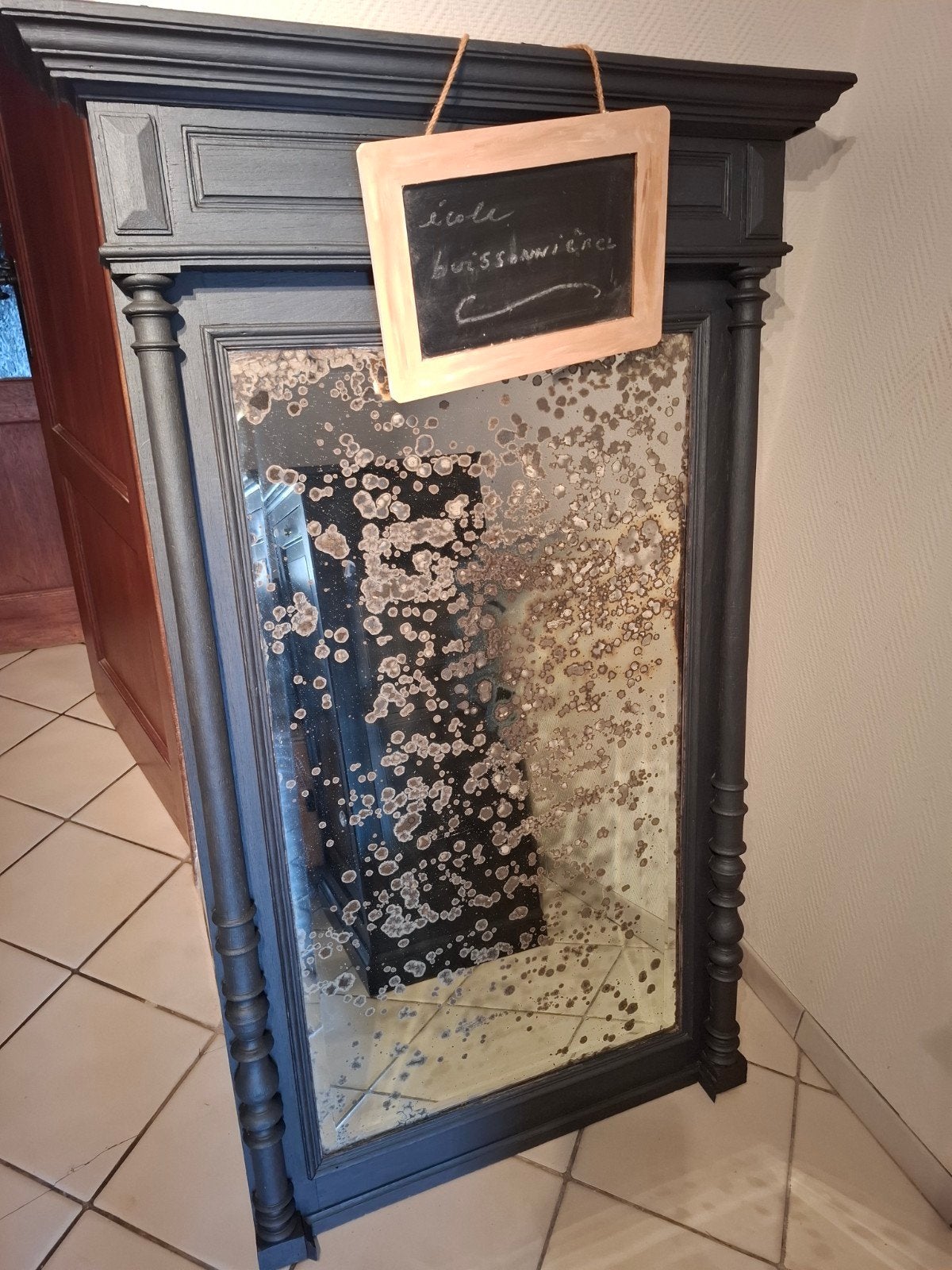 miroir ancien, Antiquités & Art, Antiquités | Miroirs, Enlèvement